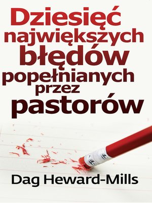 cover image of Dziesięć Największych Błędów Popełnianych Przez Pastorów